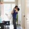 Buying property unmarried partner - couple celebrating new home purchase