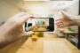 Estate agent expat remote buying - virtual house tour video call on phone