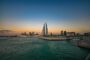 Expat mortgage Bahrain - Manama city skyline at sunset