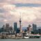 Expat mortgage New Zealand - Auckland skyline harbour view