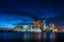 Expat mortgage Singapore - Marina Bay skyline at night