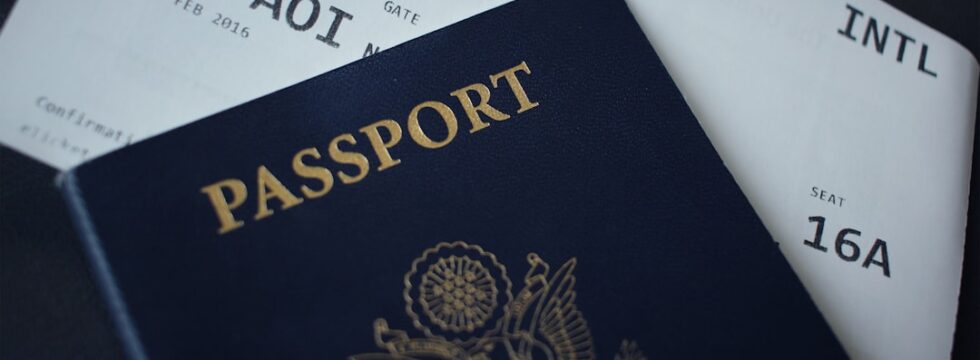 Passport document representing foreign passport holder UK mortgage applicants