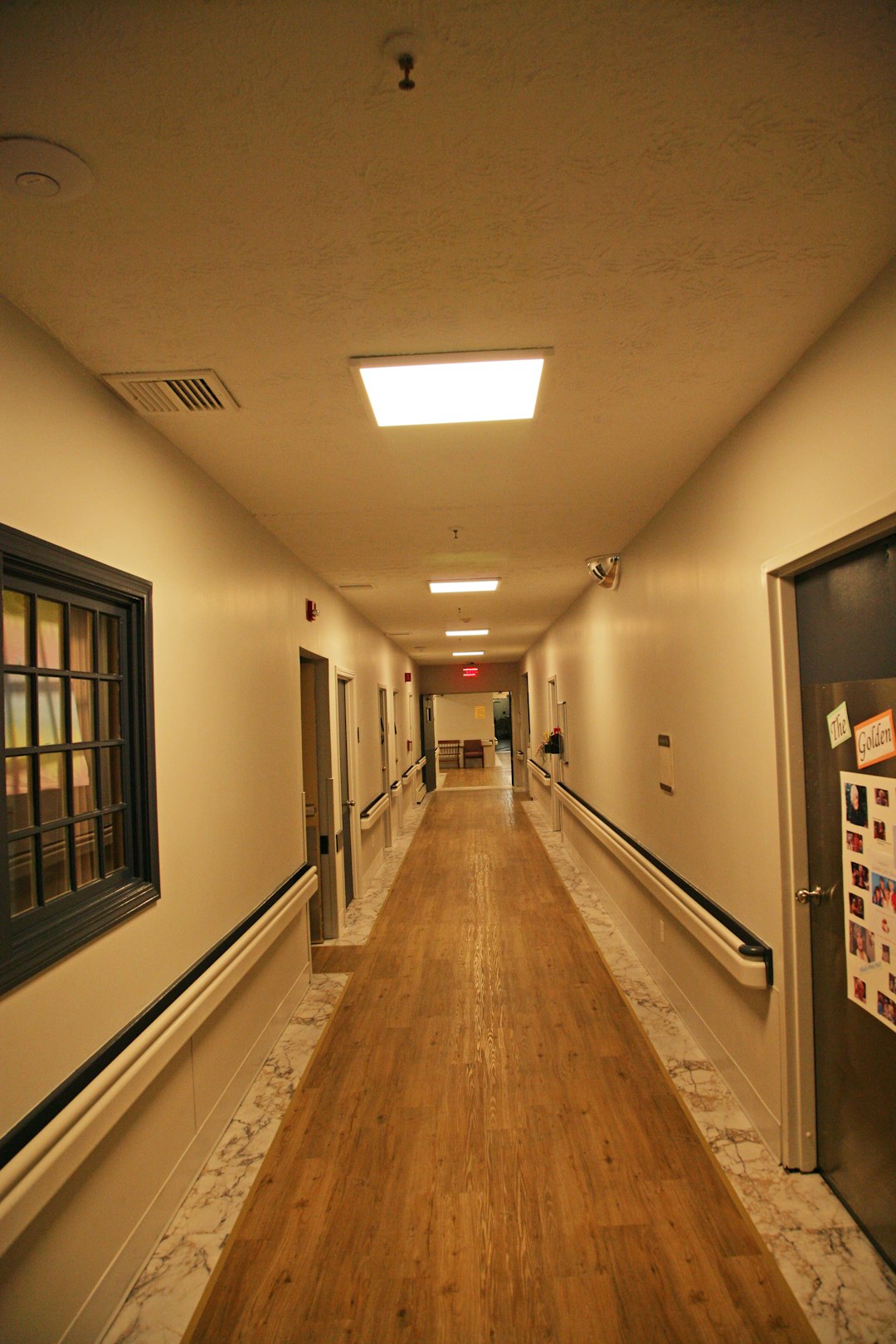 Care home mortgage - residential care facility interior corridor