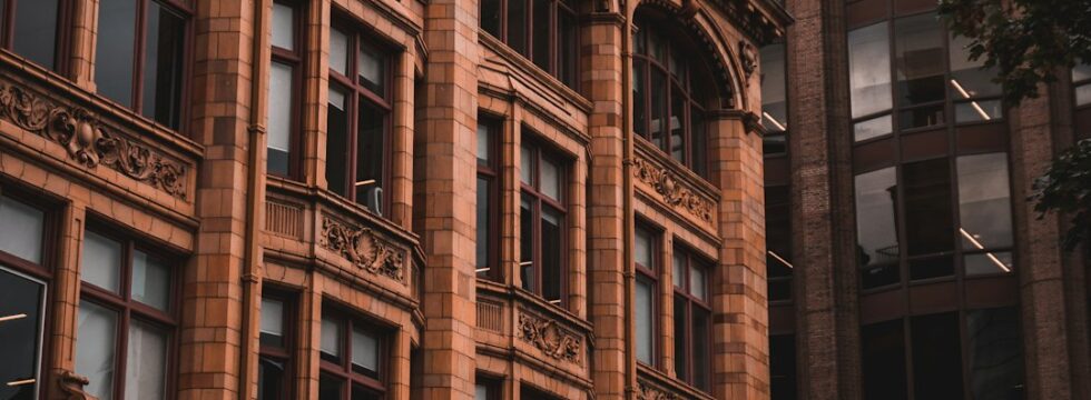 Commercial finance UK - modern office building exterior