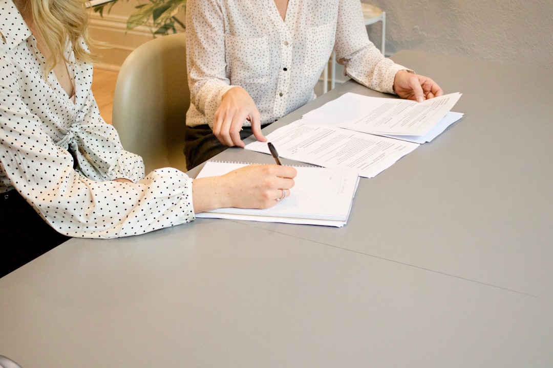 Declined mortgage - advisor consultation reviewing documents