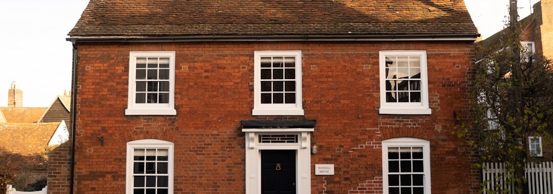 Listed Buildings Mortgage Listed building mortgage - Georgian red brick heritage house