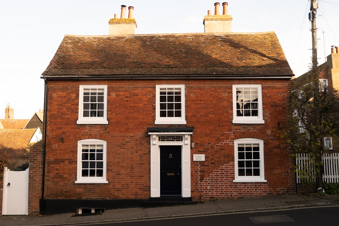 Listed building mortgage - Georgian red brick heritage house