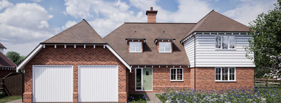 Property completion UK - house with keys handover