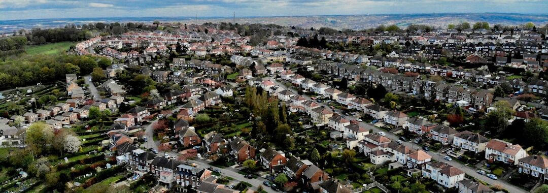 Right to buy mortgage - UK residential housing terraces