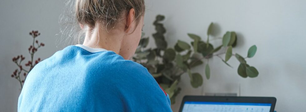 Self-employed buying a home UK - freelancer working laptop home office