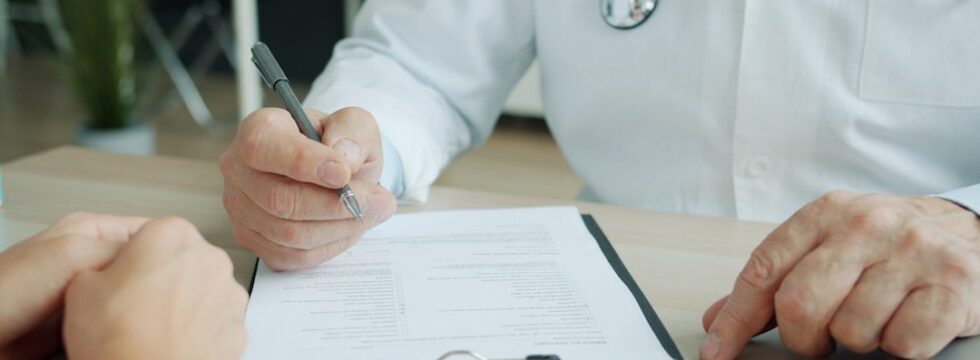 Critical Illness Cover Conditions List Critical illness cover conditions list UK - clipboard medical consultation