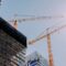 Development finance drawdowns cash flow UK - construction site scaffolding