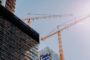 Development finance drawdowns cash flow UK - construction site scaffolding