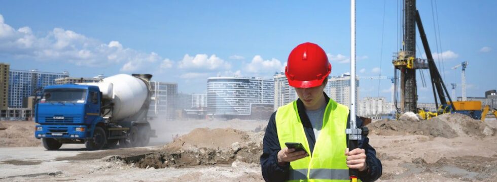 Monitoring Surveyor Development Finance Monitoring surveyor development finance UK - surveyor inspecting construction site