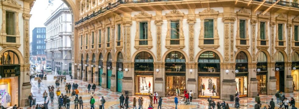 Bridging Loans Italy - Milan Galleria Bridging loans Italy: Galleria Vittorio Emanuele II seen from above in Milan