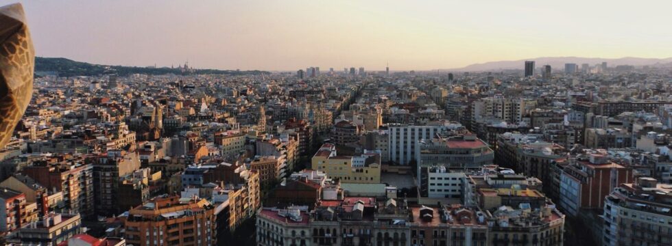 Bridging Loans Spain - Barcelona Eixample Bridging loans Spain: aerial view of the Eixample district in Barcelona